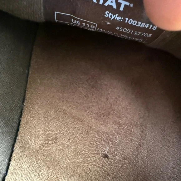 Ariat Brown and Multicolor Buffalo Print Loafers - Picture 8 of 8